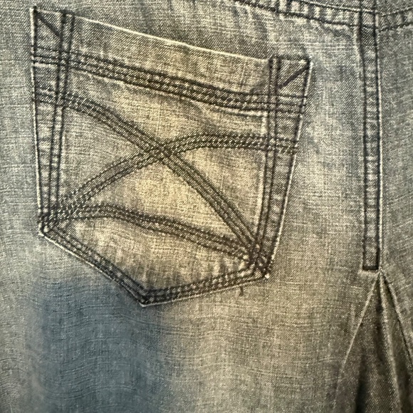 Vintage Fire Jeans Denim Jean Flare Maxi Skirt Size 7 Y2K - Picture 12 of 15